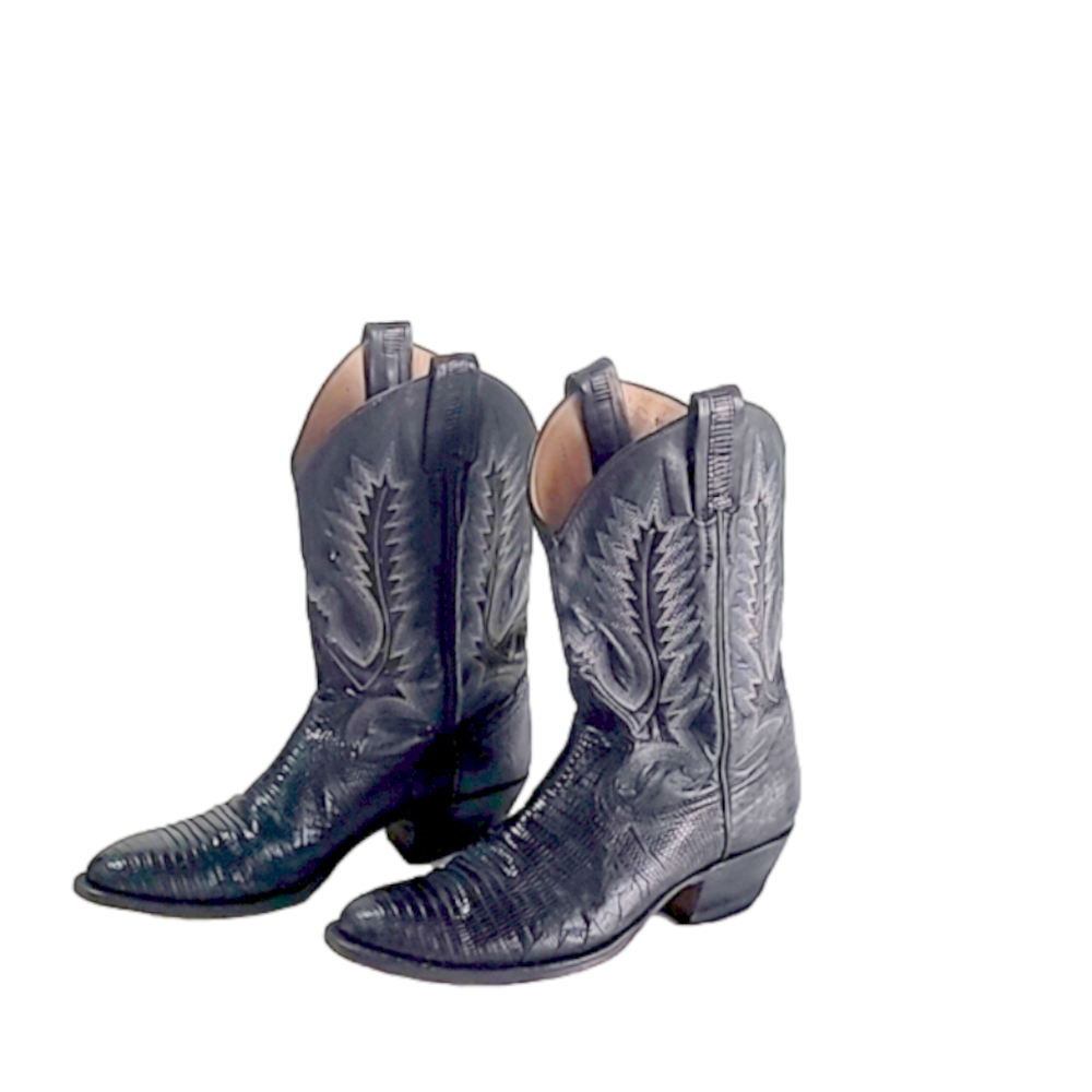 Source Unknown Black Heeled Boots